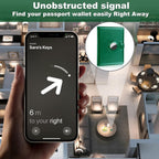 Passport Holder and Vaccine Card Holder Combo with Passport Cover Wallet Travel Passport Wallet Case for Men and Women (Green)