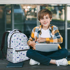 Dinosaur Backpack for Kids Boys Girls, Lightweight School Bookbag with Multiple Compartments, Simple Modern Waterproof Durable Kids' Backpack for Age 5-12, for School & Outdoor Activities