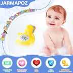 Baby Bath Thermometer Duck – Color-Changing Infant Bathtub Thermometer with Auto Temperature Alert, Waterproof Floating Toy for Newborns & Toddlers