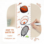 Personalized Name Growth Chart for Kids, Ball Measuring Height Chart, Meaningful Memories Through Kid Size Chart Measurement, Growth Chart Ruler for Wall, Toddler Room Decor