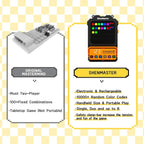 Crack The Code-Handheld Game Electronic Mastermind,Super Decoder with Clamp, 1-8 Players 10000+ Code-Breaking Puzzle Game for Kids and Adults，Birthday Gift for Boys and Girls,Travel toy for Road Trip