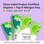 Little Spoon Organic Baby Puffs Variety Pack – Kale Apple & Banana Pitaya Duo – Meltable Toddler Puffs (2-Pack)