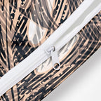 Wet Bag, Wet Dry Bag, Wet Bag for Swimsuit, Travel, Beach, Pool, Diapers, Dirty Yoga Gym Clothes, Makeup Bag, Waterproof Tropical Palm Leaves Decor Jungle Palm Leaf Favors, 12.6” x 10.2”