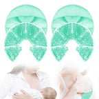 Hot Cold Gel Bead Breast Therapy Pack,Breast Ice Packs for Breastfeeding,Relief for Breastfeeding,Nursing Pain, Mastitis,Engorgement,Plugged Ducts, Boost Milk Let-Down & Production (#8 Blue)