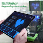 Qoopers 6 in 1 Programming Robot Building Kit with Remote Control, LED Martrix, Ultrasonic Sensor etc. for Scratch Arduino Python Learning, Coding Toy for Kids