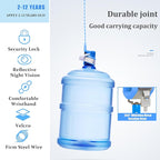 Anti-Lost Wrist Link, Blue Reflective Anti-Lost Wrist Chain with Child Lock 6.56 feet.