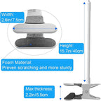 BFYTN 15.7 inches Baby Monitor Mount Compatible with VTech VM901, VM924, VM928, VM923, RM7764, RM5764, RM5754 Flexible Clip Clamp Mount Long Gooseneck Arm