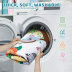 Baby Gym Play Mat, 8-in-1 Tummy Time Mat & Ball Pit with 6 Toys, Washable Baby Activity Play Mat for Visual, Hearing, Sensory, Motor Development, Baby Toys Gift for Toddler Infant 0-3-6-9-12 Month