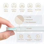 PopsyKosy Premium Exercise & Baby Foam Play Mats - Stylish & Large Non-Toxic Odorless Floor Mat - 6 Tiles - Spacious 6ft x 4ft - Peel-Resistant Reinforced Ver.- Soft Thick, Waterproof - Desert Sand