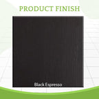 Full-Size Conversion Kit Bed Rails Compatible with Delta Children Convertible Cribs - Solid Wood Rail #0050 - Toddler & Adult Bed Rail for Full-Size Beds - Baby Furniture (Black Espresso - 907)