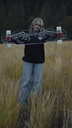 Clear Longboard Skateboard - Transparent Acrylic Long Boards with Light-Up LED Wheels for Smooth Rides - Ride The Streets in Style with Longboard Built for Beginners & Pros Alike