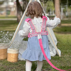 Accmor Toddler Harness Leash, Reflective Kid Harness with Anti Lost Wrist Link, Child Walking Harness Baby Leash Wristband Belt with Key Lock Design for Boys Girls to Outdoor Travel