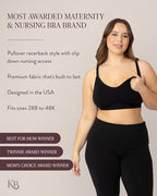 Kindred Bravely Sublime Nursing Sports Bras for Breastfeeding, Soft & Stretchy Maternity Bra