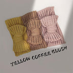 Handmade Baby Headbands Soft Stretchy Nylon Hair Bands with Bows for Newborn Infant Baby Toddler Girls- Pack of 6 (SYTLEA-01, MEDIUM)