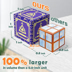 100PCS Magnetic Blocks-1inch -Adventure at Lava World Blocks Set - Magnetic Cubes Building Blocks Toys for Halloween Christmas Birthday Gift - STEM Sensory Toys for 3+ Years Old Girl Boys