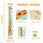 Customize Name Kids Height Chart for Wall, Giraffe Growth Chart for Wall, Kids Growth & Measuring Chart in Inches, Fun & Stylish Height Tracker for Children, Nursery Decor Essentials