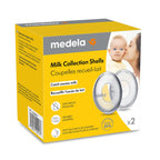 Medela Breast Milk Collection Shells, Collection Cups for Nursing and Breastfeeding Designed to Catch Excess Breastmilk, 2-Ct