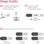 Wondfo 10 MIU/ml Early Result Pregnancy Test (Pack of 5) * 25 MIU/ml Pregnancy Test Strips (Pack of 25), Over 99% Accurate, Early Detection of Pregnancy