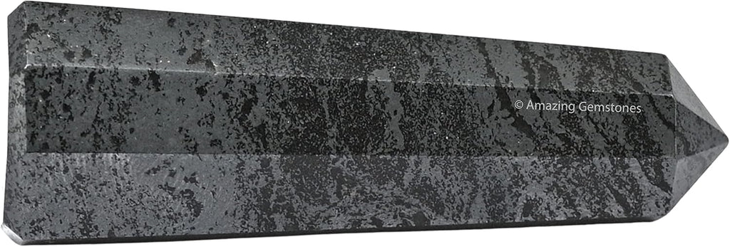 Amazing Gemstone Hematite Crystal Towers - Natural Healing Crystal Point Obelisk for Reiki Healing and Crystal Grid (2 Inch to 3 Inch)