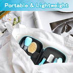 Baby Grooming Kit，Electric Safety Nail Trimmer Baby Nursery Kit，Infant Safety Care Set with Hair Brush Comb Nail Clipper Nasal Aspirator,Baby Essentials Kit for Newborn Girls Boys (21 PC-Blue Kit)