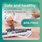 Sukuos AM PM Weekly 7 Day Pill Organizer, 2 Times A Day Pill Box with Arthritis Friendly Push Button, Medicine Cases for Vitamin/Fish Oil/Supplements, Easy to Clean (Black)