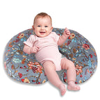 Nursing Pillow, Breastfeeding Pillow with Removable Cover, Ergonomic Breast Feeding Pillow, Baby Feeding Support Cushion for Mom Easier Breastfeeding- Original Size/Peony
