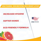 GreenFist Foaming Hand Soap Refills Jug Grapefruit Scent Foam Refill Made in USA, 128 ounce (1 Gallon)