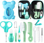 Baby Grooming Kit, Infant Safety Care Set with Hair Brush Comb Nail Clipper Nasal Aspirator,Baby Essentials Kit for Newborn Girls Boys