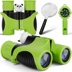 Binoculars for Kids, Toys for 3-12 Year Old Girls and Boys, Bird Watching Hiking 4 5 6 7 8 9 Year Old Girl Boy Christmas Birthday Gifts, Outdoor Toys for Kid Set with Magnifying Glass & Compass
