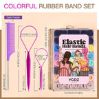 YGDZ Baby Hair Ties, 280 PCS Cotton Toddler Hair Ties, Seamless Soft Small Elastics Hair Bands with Organizer Box, Hair Accessories for Girls, Toddler, Kids, Mini Ponytail Holders…