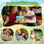 BEIREG Air Dry Clay Farm Adventure Kit for Kids - 15 DIY Farm Animals & Vegetables with Tutorials, Ultra Soft Modeling Magic Clay, Safe Non-Toxic STEM Educational Craft Gift for Boys & Girls Ages 3-12