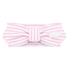 Creative Knitwear Arkansas Razorbacks Infant Girls Pink/White Striped Hair Knot Headband Embroidered Logo - Size Newborn - 4T