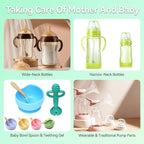 ICUIRE Baby Bottle Washer, Sterilizer & Dryer Pro, Newborn Essential for Parents One-Hand Operation, 4 Sterilize Modes for Baby Stuff, 3.2L Water Tank for Clean Bottles, Pump Part &Pacifiers, Baby Toy