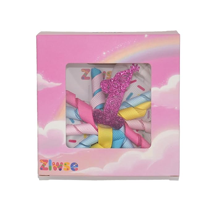 Birthday Hair Bow for Baby Girls 1 2 3 4 5 6 Years Sprinkle Decorations Party Hair Accessories Headband for First 1st Birthday Confetti Ice Cream