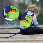 Accmor Toddler Harness Leash, Cute Dinosaur Kids Harness Children Leash with Anti Lost Wrist Link for Outdoor Travel, Adorable Child Leash Walking Harness Wristband Assistant Strap for Baby Ages1-4