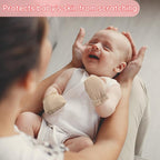 8 Pairs Newborn Baby Muslin Mittens 0-6 Months No Scratch Elastic Wrist Soft Breathable Gloves Bulk Cotton for Infant