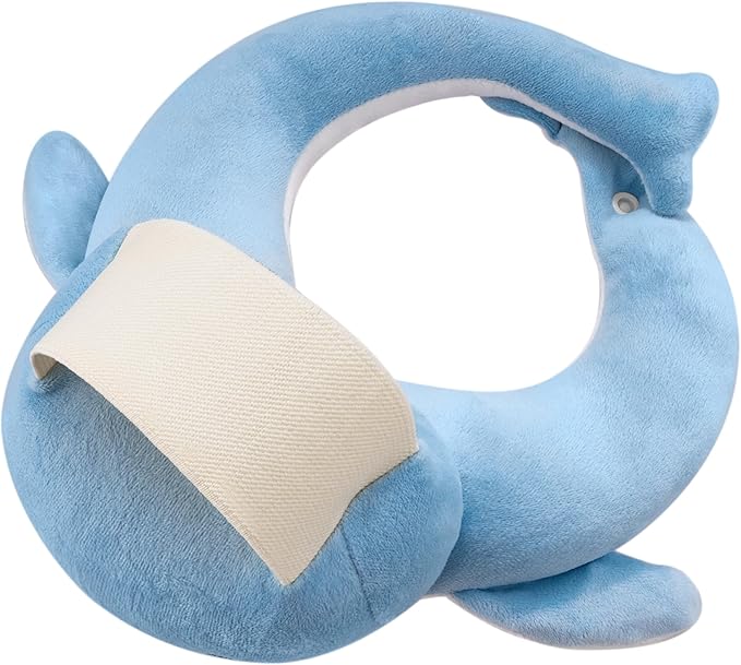 kornsurte Bottle Holder Pillow, Nursing Support Cushion for Bottle Feeding & Breastfeeding, Resolve Arm Soreness and Fatigue (Blue)