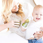 Infantino Squeeze Station, Baby Food Maker & Pouch Filler, Fill 3 Reusable Pouches at Once, Easy to Use, Dishwasher Safe, Homemade Baby Food Prep Essential, Purple