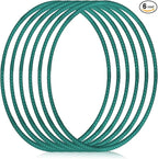 Shappy 6 Pcs Exercise Hoop Detachable Adjustable Plastic Toy Playground Toys Colored Hoop Circles for Teens Games Gymnastics Dog Agility Equipment Party Decor