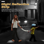 Zooawa Toddler Leash 2Pack, Toddler Kids Harness Anti Lost Wrist Link with Magnetic Lock, Reflective Safety Walking Harness Wristband Leashes for 2,3,4 Years Old Boys Girls, Black + Gold