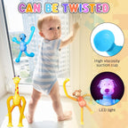 12 Pack Telescopic Suction Cup Toys, Monkey Dog and Giraffe Sensory Toys Fidget Toys Fun Stocking Stuffers for Teens (Luminous)
