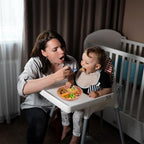 Suction Plates for Baby 3 pack, Stay Put Divided Toddler Plates, 100% Food Grade Silicone Baby Plates, BPA Free, Baby Feeding Supplies, Microwave & Dishwasher Safe