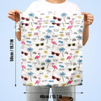 2pcs Travel Waterproof Laundry Bag, Cloth Diaper Wet Dry Bags with Handle & 2 Zipper Pockets, Reusable Washable Dirty Clothes Bag for Baby Adult Travelling Hanging, Bathing Beach Pool Daycare