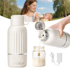 Snow Bear Portable Bottle Warmer for Travel, Fast Heating in 2.5 Mins for Breast Milk, 10200mAh Battery with LED Display, 17oz Large Capacity, Baby Bottle Warmer with Precise Temperature Control