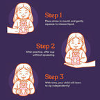 Special Supplies Honey Bear Straw Cup Long Straws, Squeezable Therapy and Special Needs Assistive Drink Container, Spill Proof and Leak Resistant Lid (Pack of 1 Bottle and 3 Straws) (Pink)