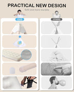 Teepee Tent for Kids with Inflatable Airbed, String Lights, Balloons, Pump, Washable Slumber Party Tent Indoor Outdoor for Girls Boys, Children Tipi Playhouse for Playtime and Sleepover