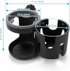 Accmor Universal Cup Holder, Stroller Cup Holder, 360° Rotatable Large Caliber Designed Bottle Holder for Stroller, Bike, Wheelchair, Walker, Scooter