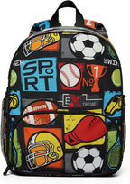 Toddler Backpack for Boys 3-8: Preschool Kindergarten Backpack - Cute Kids Backpacks for Boys-Sport