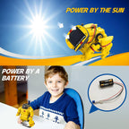 STEM 6-in-1 Solar Power Robotics Set for Kids, DIY Space Engineering Projects & Science Experiments, Educational Birthday Gifts for 8 9 10 11 12 Year Old Boys Girls Teens