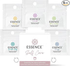 Essence Nasal Diffuser Self Care Bundle – Essential Oil Silicone Nose Rings for Stress, Energy & Mental Clarity – Wearable Aromatherapy Pack for Wellness & Mood Balance